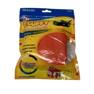 fluffy air dry modeling clay for kids 2 OZ RED